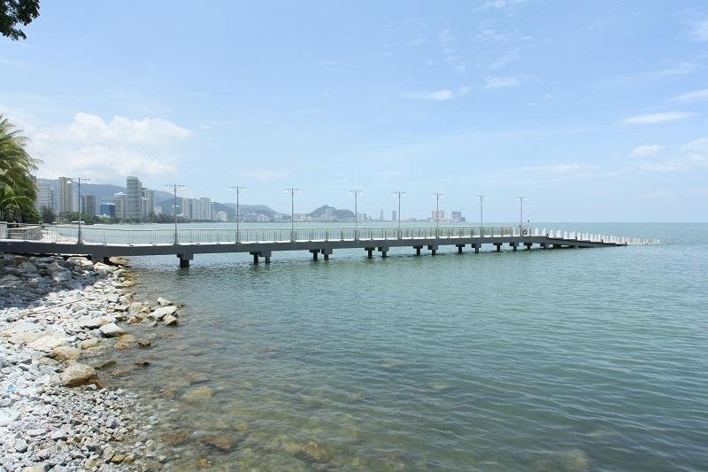 View of Gurney Drive from Eastern & Oriental Hotel Penang