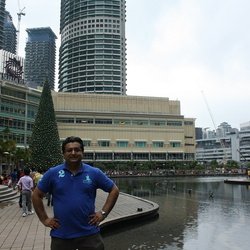 Beatiful views of KLCC Park in Kuala Lumpur