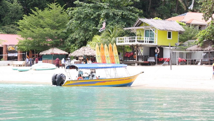 boat tours in kapas island
