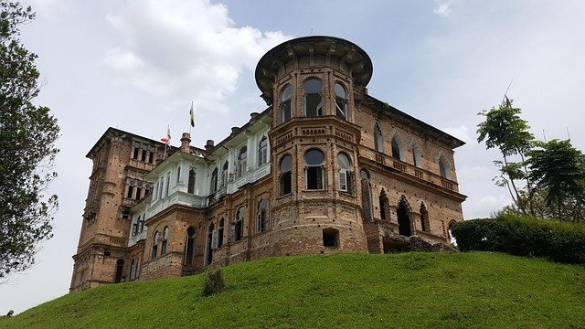 Kellie's Castle while driving from Kuala Lumpur to Penang