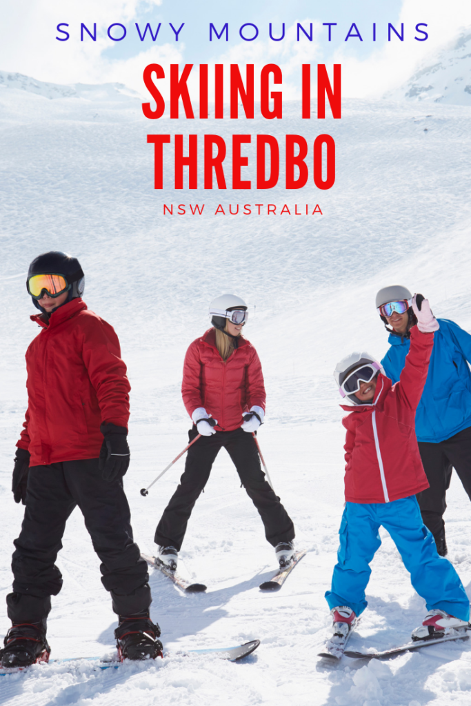 Skiing in Snowy Mountains Thredbo