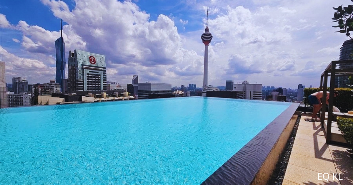 Rooftop pool hotels in KL
